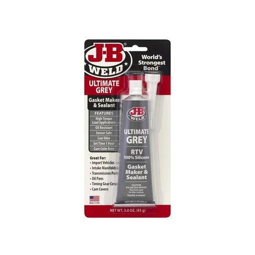 J-B Weld Silicone Gasket Maker & Sealant Grey 85g - 32327UK