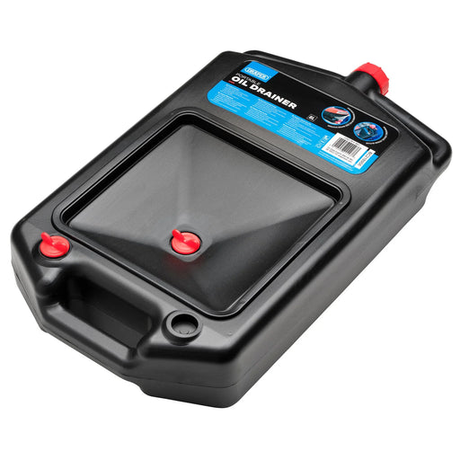 Draper Portable Oil Drainer 8L with Large Emptying Spout