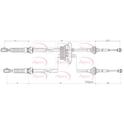 Apec Manual Transmission Cable Pull CAB7021