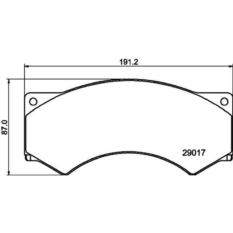 DON Front Brake Pad Set CVP003