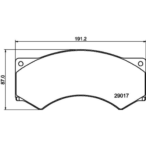 DON Front Brake Pad Set CVP003