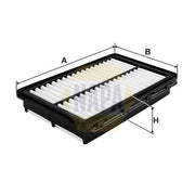 NAPA Engine Air Filter NFA1566
