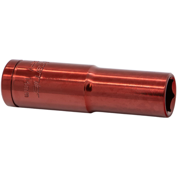 Sealey 1/2"Dr Coloured Socket 14mm (Red)