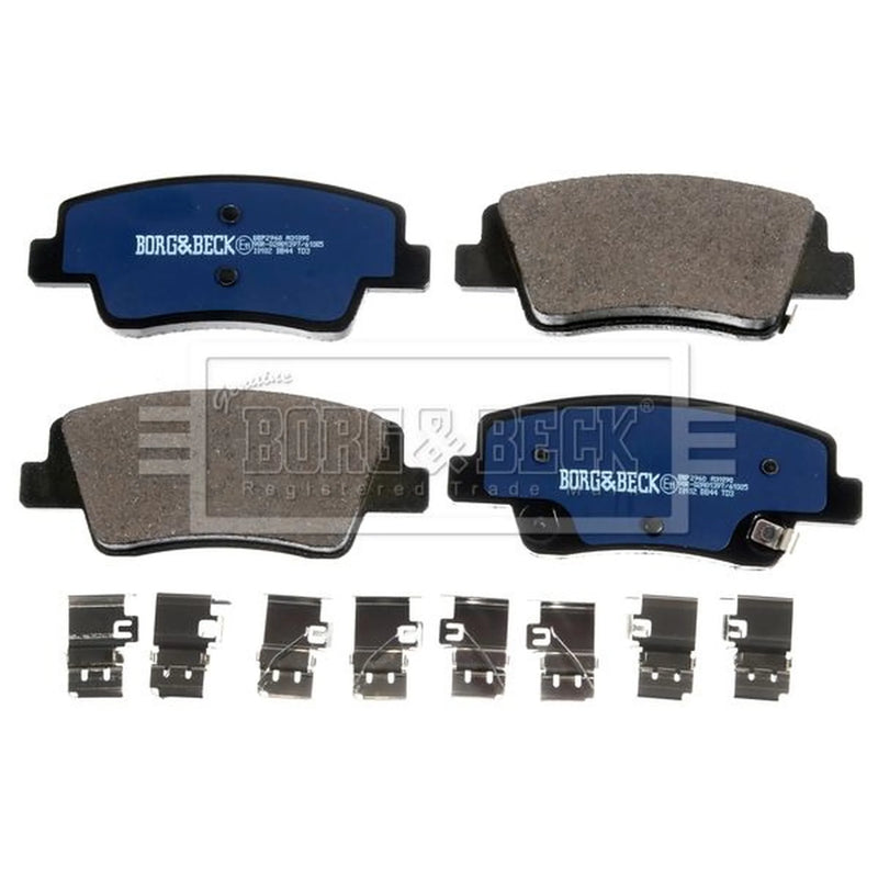 Borg & Beck 4 x Rear Brake Pad Set BBP2960