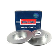 Borg & Beck 2 x Solid Rear Brake Discs BBD4820