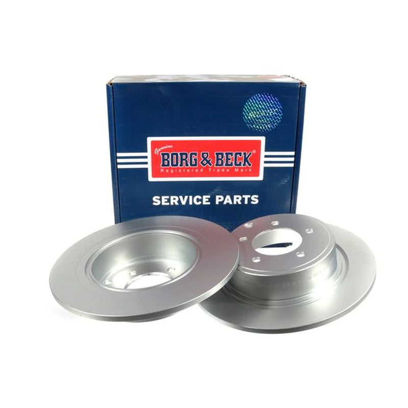 Borg & Beck 2 x Solid Rear Brake Discs BBD4820