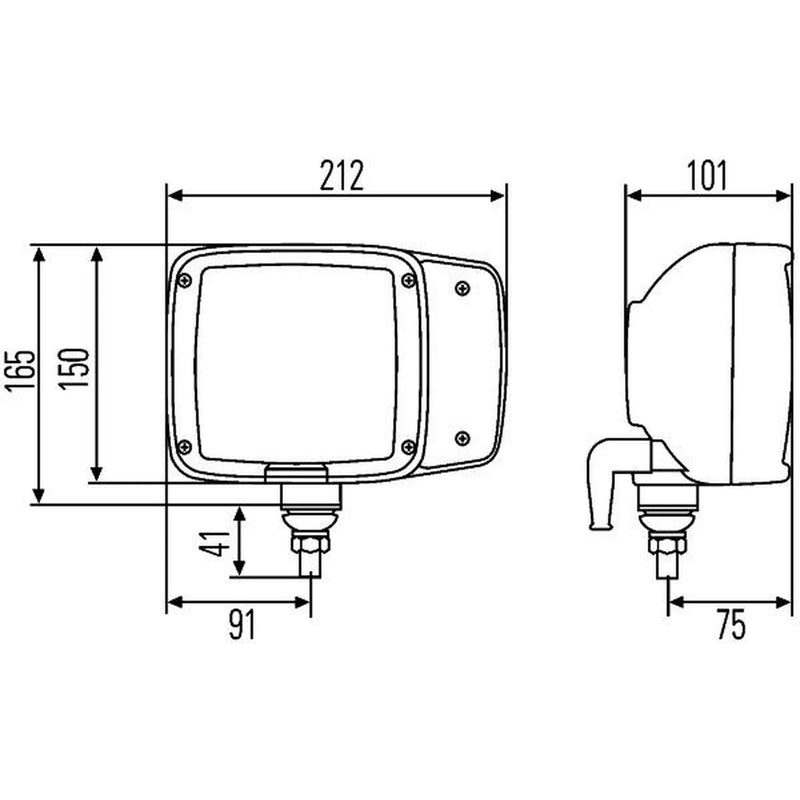 Hella Headlight Headlamp T4W Left 1SA 996 120-031