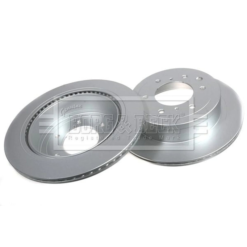 Borg & Beck 2 x Vented Rear Brake Discs BBD4755
