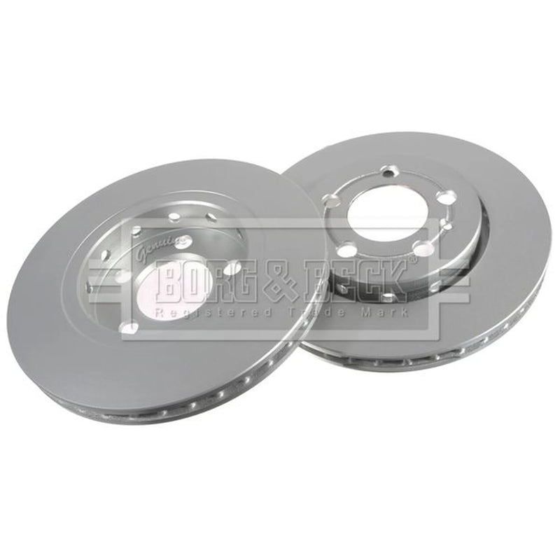Borg & Beck 2 x Vented Rear Brake Discs BBD4183