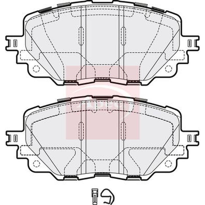 Apec Front Brake Pad Set PAD2141