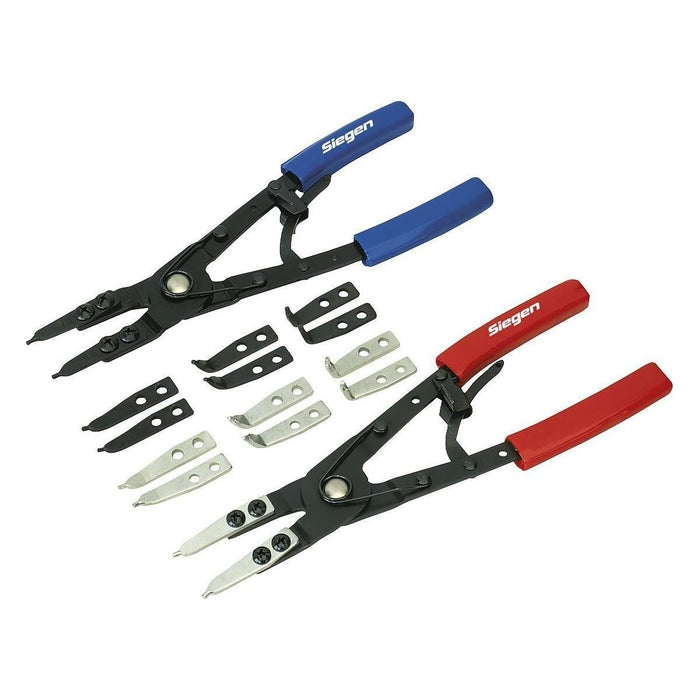 Sealey Circlip Pliers Set Internal/External 265mm S0553 Sealey  - Town Parts