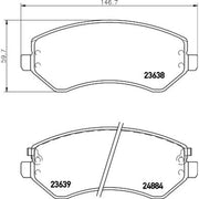 DON Front Brake Pad Set PCP1939