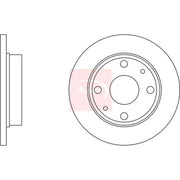 Apec 2 x Solid Front Brake Discs DSK2047
