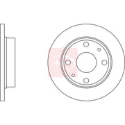 Apec 2 x Solid Front Brake Discs DSK2047