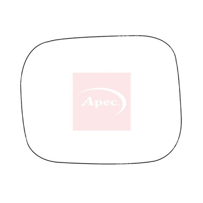 Apec Exterior Wing Mirror Glass Left AMS2841