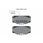 Textar Front Brake Pad Set 2913801