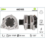 Valeo Car Alternator 12V 443103
