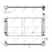 NRF Engine Radiator 56093