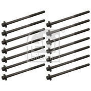 Febi Cylinder Head Bolt Set 39806