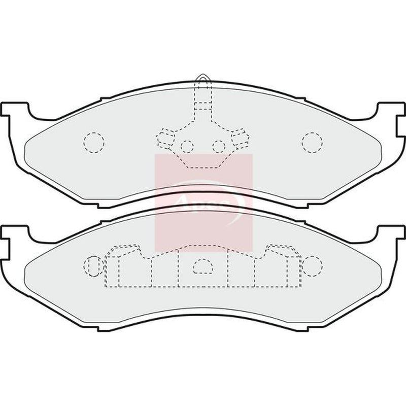 Apec Front Brake Pad Set PAD852