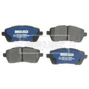 Borg & Beck 4 x Front Brake Pad Set BBP2182