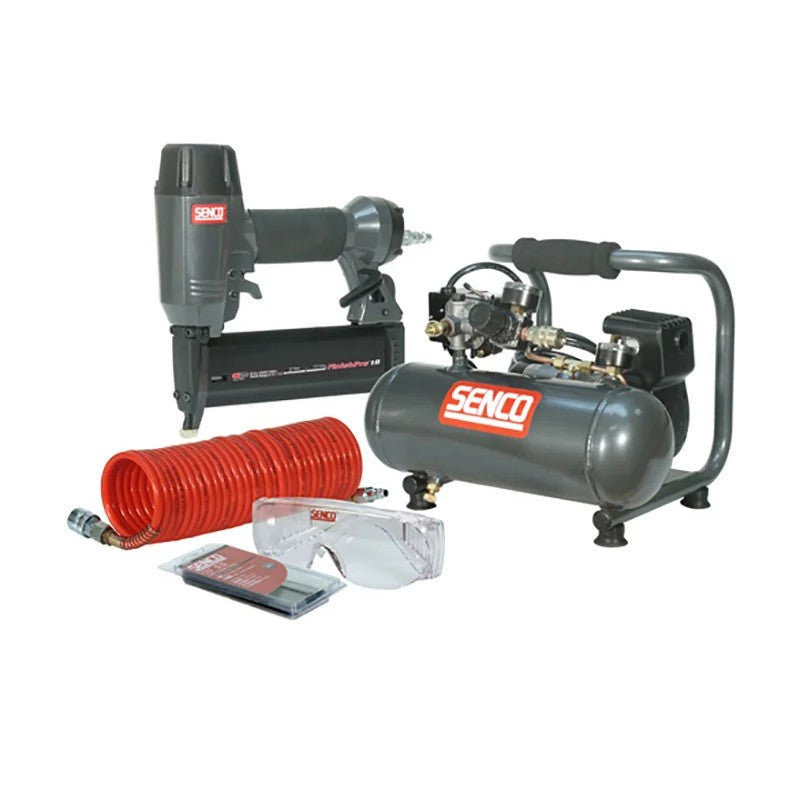 Senco Finish Pro 18 Pneumatic Nailer & 1 HP Compressor Kit 110V - PC0964UK1