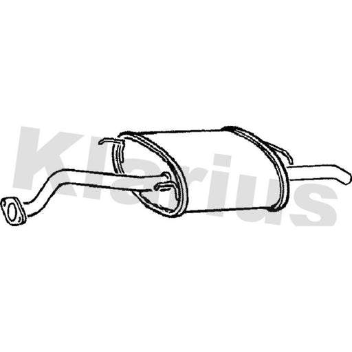 Klarius Box With Tail Pipe Rear RR318C