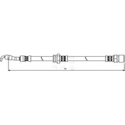 Apec Brake Hydraulic Hose Line Rear Right HOS3820