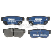Borg & Beck 4 x Rear Brake Pad Set BBP1787