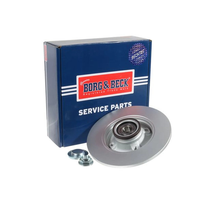 Borg & Beck 2 x Solid Rear Brake Discs BBD5796S