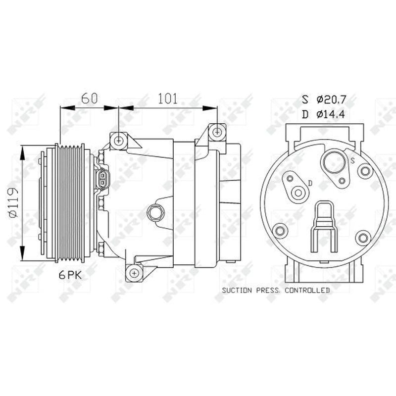 NRF Air Conditioning Compressor 32102