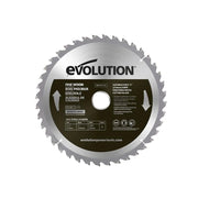 Evolution Fine Wood Mitre/Table Saw Blade 210 x 25.4mm x 40T - FW210TCT-40