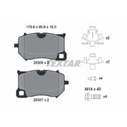 Textar Front Brake Pad Set 2630601