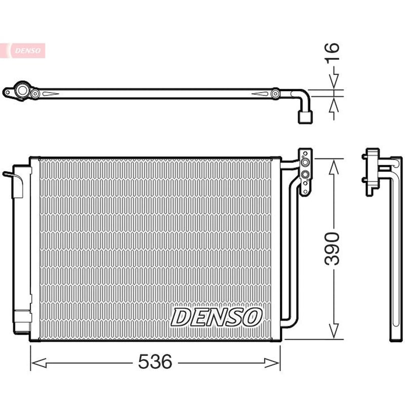 Denso Air Conditioning Condenser DCN05009
