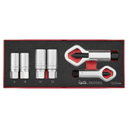 Teng Tools Extractor and Nut Splitter Set FOAMX2 6 Pieces