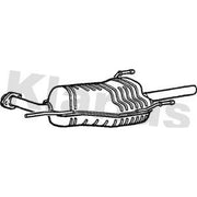 Klarius Box With Tail Pipe Rear GM322D