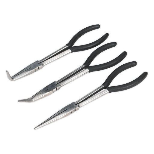Sealey Needle Nose Pliers Set 3pc 275mm S0433 Sealey  - Town Parts