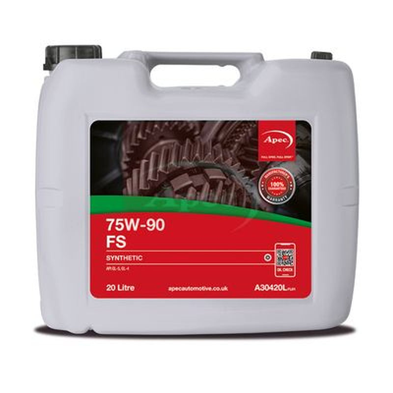 Apec Axle Gear Oil 20L Synthetic Oil 75W-90 A30420L