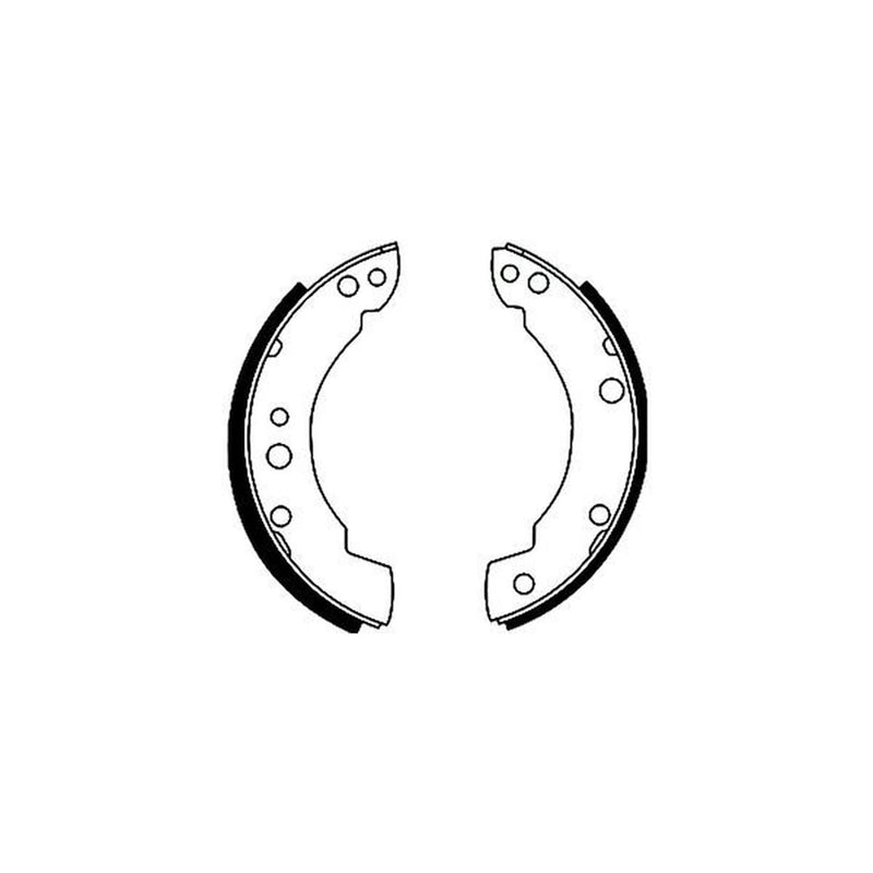 Textar Brake Shoe Set Axle Kit 91015900