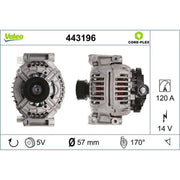 Valeo Car Alternator 12V 443196