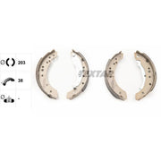 Textar Brake Shoe Set Axle Kit 91071400