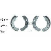 Textar Brake Shoe Set Axle Kit 91043000