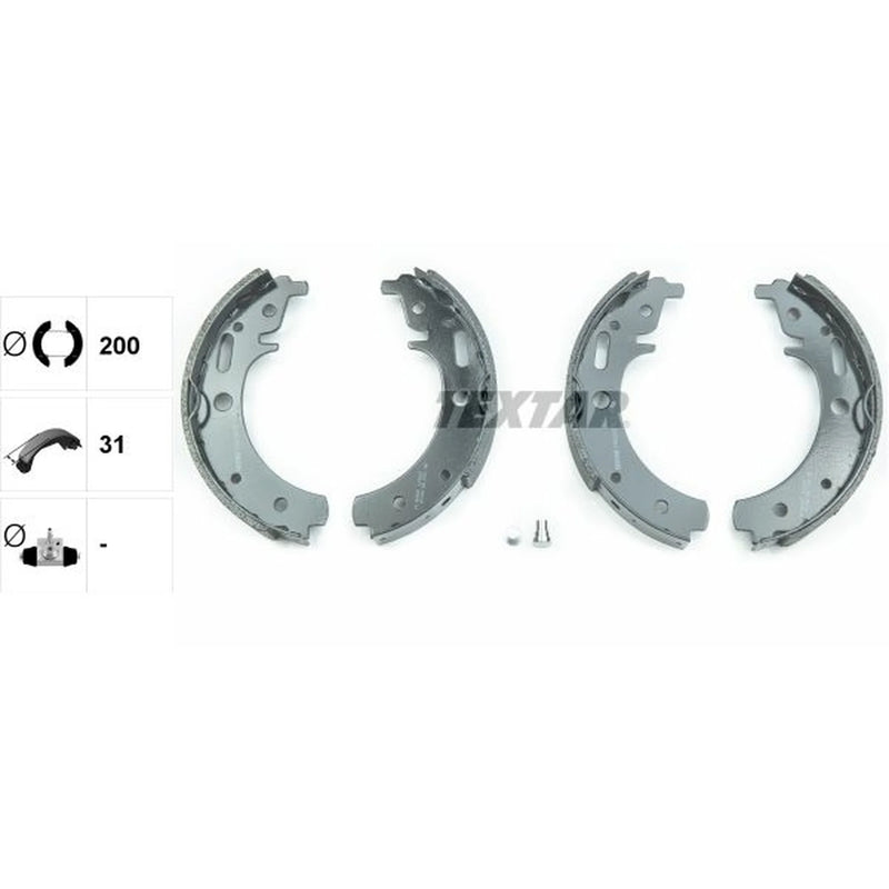 Textar Brake Shoe Set Axle Kit 91043000