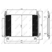NRF Air Conditioning Condenser 350062