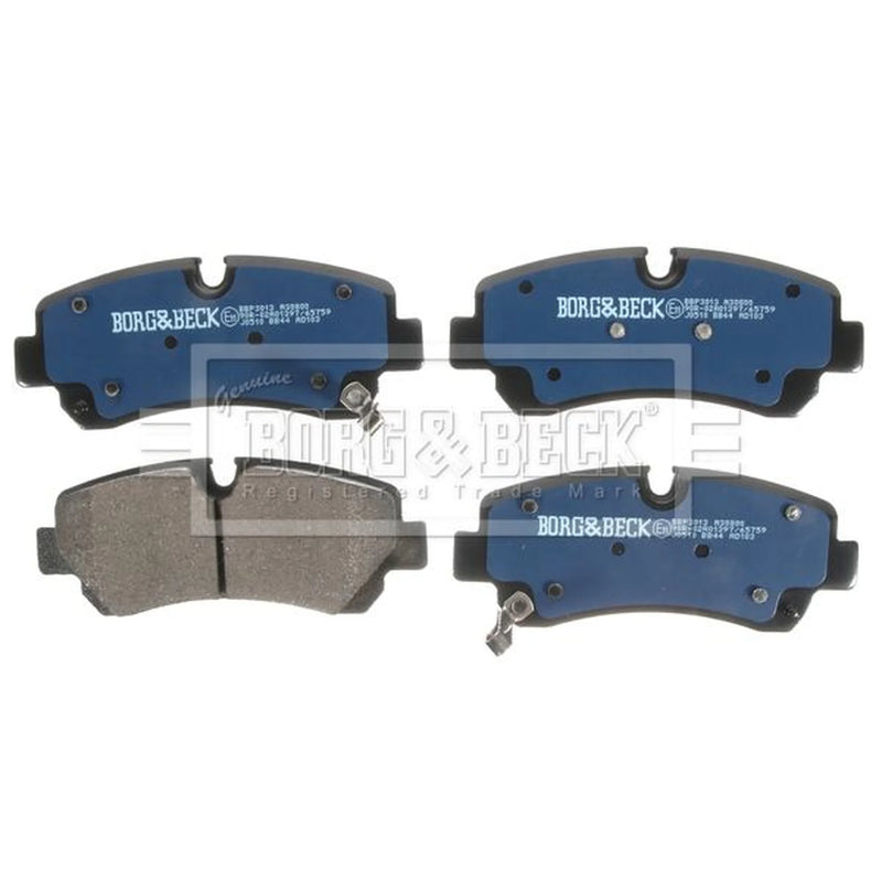 Borg & Beck 4 x Rear Brake Pad Set BBP3013