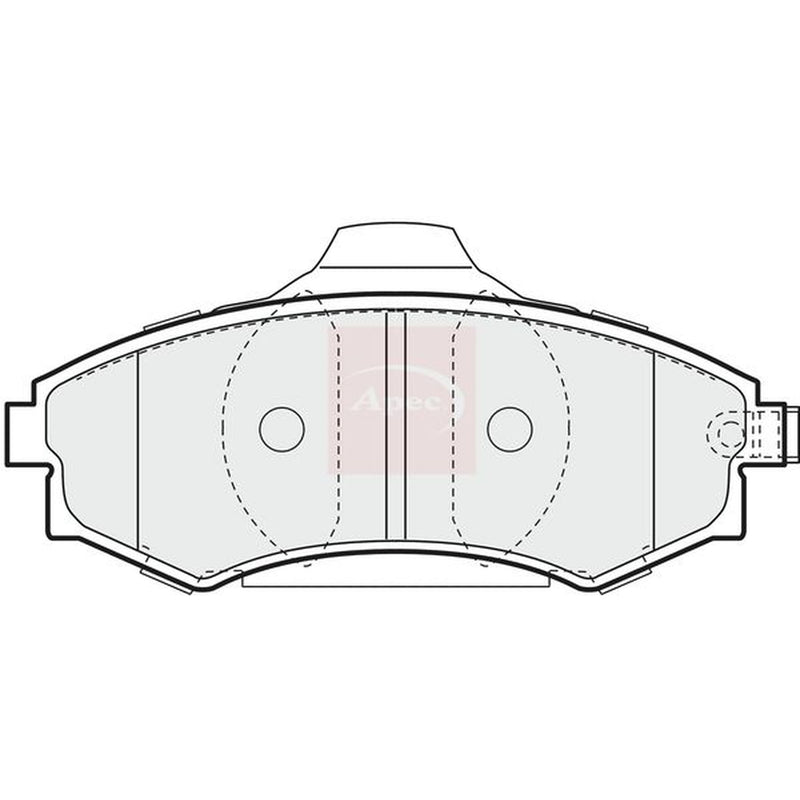 Apec Front Brake Pad Set PAD1203