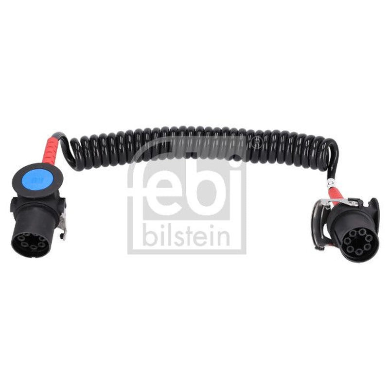 Febi Coiled Cable 7 Connectors 24V PU (Polyurethane) 21640