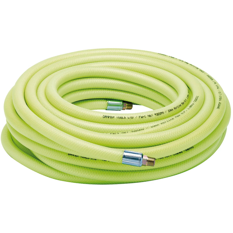 Draper High-Vis Air Line Hose, 15.2m, 1/4" BSP