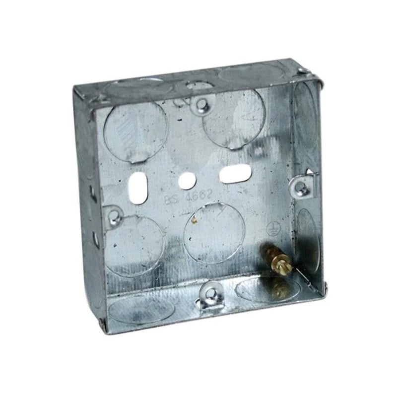 Axiom Electrical Metal Socket Box (Pack 10) 25-35mm