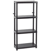 Draper 4 Tier Plastic Shelving Unit 100kg Capacity